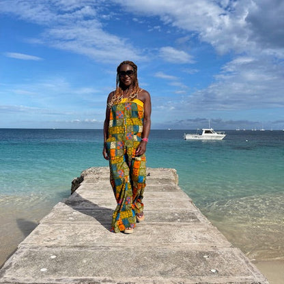 Wide Leg Bandeau Jumpsuit