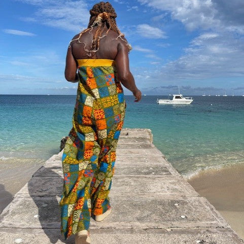 Wide Leg Bandeau Jumpsuit