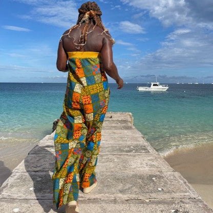 Wide Leg Bandeau Jumpsuit