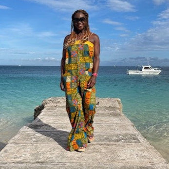 Wide Leg Bandeau Jumpsuit